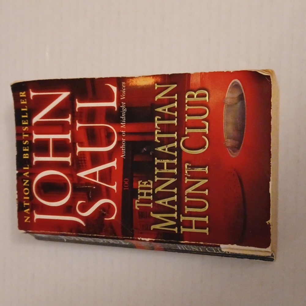 $4 Add-on "The Manhattan Hunt Club" by John Saul - Paperback Novel